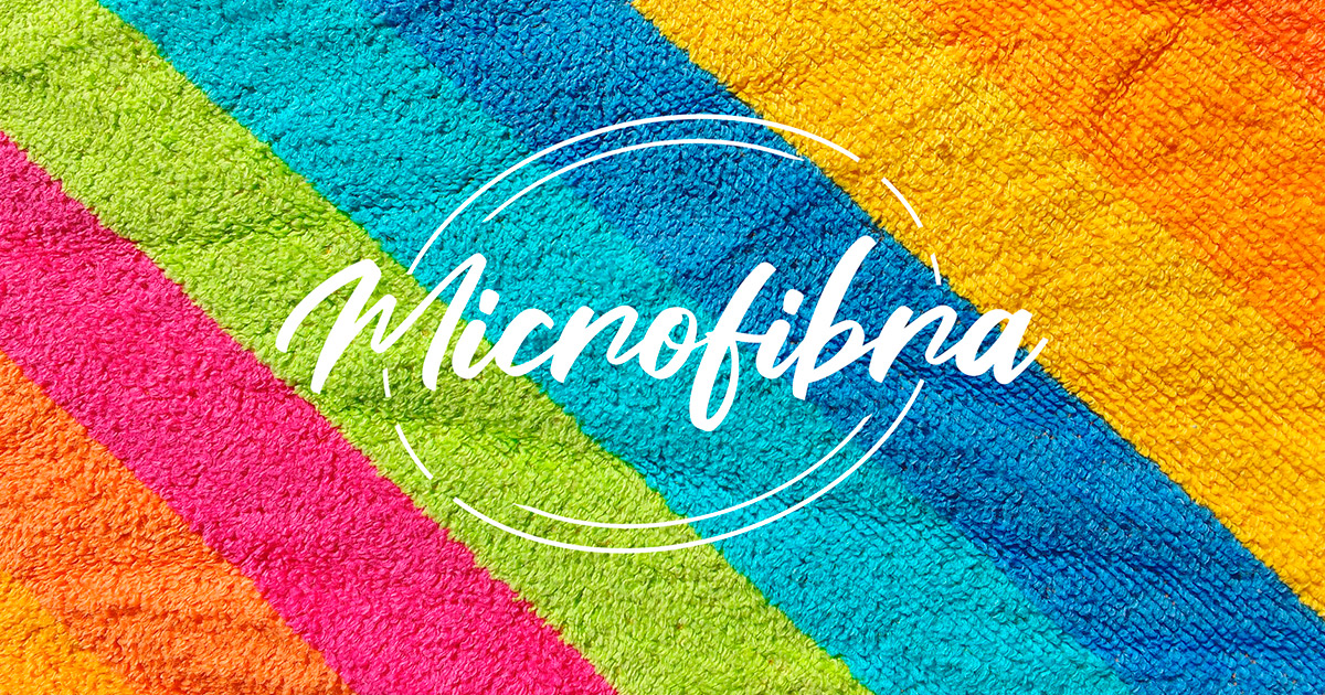 porqué es bueno limpiar con paños de microfibra